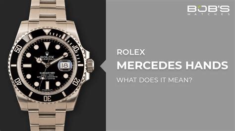 why is there a mercedes logo on rolex|rolex mercedes watch meaning.